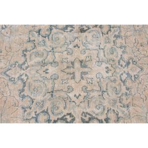 พรมวินเทจขนาด 9.7x13.1 ฟุต พรมตุรกี พรมขนสัตว์ลายพรางสีเบจ - Product Image 5