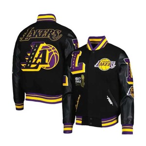 2024 recadrée Varsity Letterman veste/femmes Varsity veste à manches longues recadrée Baseball veste Bomber manteaux - Product Image 1