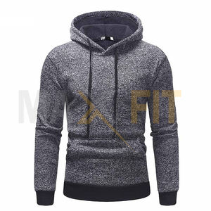 MAXFIT-Jersey de algodón 100% para hombre, ropa deportiva ajustada con Logo personalizado OEM, jersey de diferentes estilos, Sudadera con capucha - Product Image 4