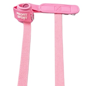 Sangles de musculation professionnelles avec support de poignet rembourré et anneau en D pour une prise sécurisée, sangles de musculation robustes pour la salle de sport - Product Image 1