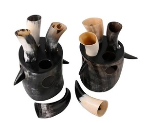 Cuerno Tradicional para Beber Cerveza, Hidromiel, Cerveza Artesanal y Vino - Product Image 2