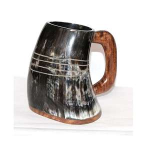 Tasses en corne de luxe faites à la main, conçues avec des techniques traditionnelles, parfaites pour la consommation directe et un plaisir authentique des boissons - Product Image 2