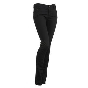 Jeans pour femmes sur mesure en gros, OEM, couleur unie, coupe slim, qualité supérieure, respirant, avec couleur et logo personnalisés - Product Image 3