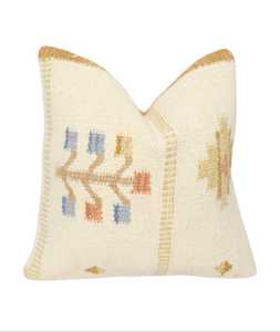 Fundas de almohada de yute de lana Kilim tejidas a mano hermosa decoración del hogar hecha a mano geométrica lujosa funda de cojín decorativa Kelim - Product Image 5
