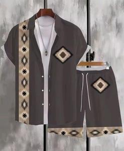 Chemise de travail personnalisée pour homme, manches courtes, demi-manches, fermeture éclair, tissu tricoté - Product Image 3