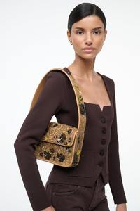 Indian <b>Women</b> Bohemian Style Cotton Boho Messenger <b>Bag</b> Handmade Beaded Clutch Zipper Large Capacity Evening Shopping <b>Shoulder</b> <b>Bag</b> - Product Image 2