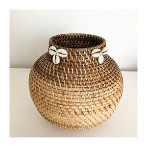 Florero tejido a mano para centro de mesa, florero para decoración de mesa de fiesta de boda, nórdico, hecho en Vietnam - Product Image 1