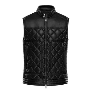 2023 gilet in pelle di bufalo nuovo stile gilet personalizzati per adulti gilet in pelle Vintage