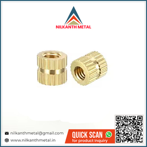 Attaches de quincaillerie de qualité supérieure Écrou d'insertion d'expansion moleté en laiton disponible au meilleur prix - Product Image 2