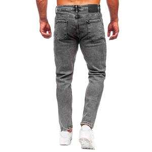 กางเกงยีนส์ซักได้สำหรับผู้ชายดีไซน์ระบายอากาศได้ดีปรับแต่งได้ตามต้องการความยาวสำหรับผู้ชายเสื้อผ้าแนวสตรีทสวมใส่สบาย - Product Image 2