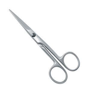 Ciseaux à barbe et à moustache en acier inoxydable allemand Outil de coupe de cheveux à pointe tranchante - Product Image 1