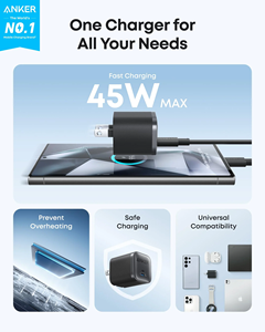 <span class=keywords><strong>Chargeur</strong></span> <span class=keywords><strong>Anker</strong></span> Nano A2692 45W <span class=keywords><strong>USB</strong></span> <span class=keywords><strong>C</strong></span>, bloc de charge rapide, prise pliable compacte pour iPhone/Samsung - Product Image 6