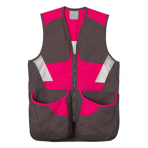 Gilet de pêcheur multi-poches 100% coton pour hommes gilet respirant pêche randonnée photographie Camping gilet - Product Image 1