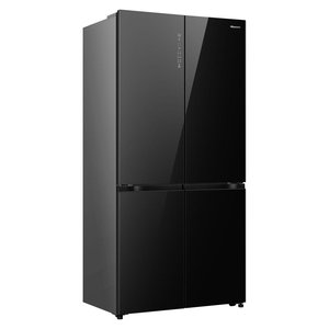 Refrigerador Hisense Multipuertas 91.1x60x190cm Total No Frost Negro Cristal Clase E Cuatro Puertas - Product Image 3