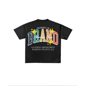 เสื้อยืดสตรีทแวร์ผู้ชายไซส์ใหญ่ พิมพ์ลายสกรีน โลโก้สั่งทำได้ ขายส่ง ผ้าฝ้าย 100% คุณภาพสูง แห้งเร็ว บริการ OEM - Product Image 5