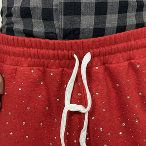 New Arrival Private Label <b>Men</b> <b>Fleece</b> <b>Shorts</b> Oem Service Wholesale Custom Design <b>Men</b> Clothing Rhinestone <b>Fleece</b> <b>Men</b> <b>Shorts</b> - Product Image 6