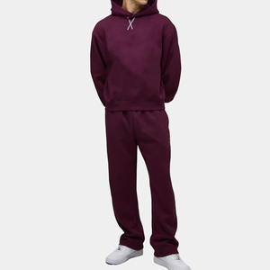 Trajes Deportivos de Fabricación al por Mayor a Precio de Fábrica, Logotipo Personalizado, Trajes Deportivos de Alta Calidad para Hombre, Estilo Holgado, Lavados - Product Image 5