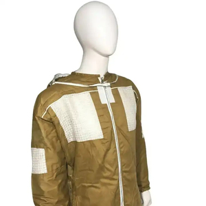 Guantes transpirables suaves resistentes a puñaladas, traje de apicultura de algodón y fibra química, prendas de una pieza, traje de apicultura para atrapar - Product Image 5