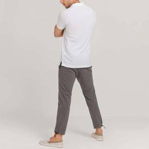 เสื้อเชิ้ตแขนสั้นผู้ชาย คอซิป 1/4 ซิป 1/2 ซิป ระบายอากาศได้ดี ผลิตจากใยไผ่ 100% ดีไซน์ซิปด้านหน้า - Product Image 4