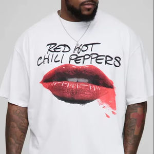 Camiseta con estampado Digital para hombre hecha a medida, ligera, 100% algodón, último diseño, ajuste holgado, Camiseta con estampado Digital antiarrugas - Product Image 1