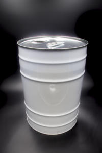 Tambor cilíndrico de hojalata de la mejor calidad, 300 mm, con capacidad total de 14 a 27,8 litros, con asa y orificio para verter. - Product Image 3