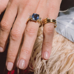 Elegante envoltura de oro banda en espiral anillo de diamantes anillo de inspiración vintage Ajuste de garra 14K 18K Regalo De Oro Sólido para sus mujeres-DS0676 - Product Image 4