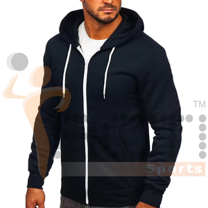 Sudaderas con capucha y cremallera de alta calidad al por mayor más vendidas para hombre - Product Image 6