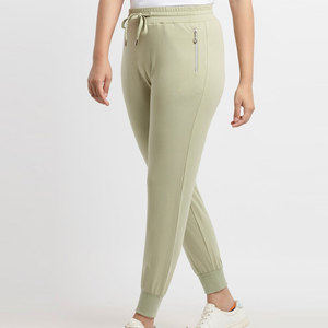 Marque privée 2023 hiver plat devant taille haute séchage rapide respirant léger femmes pantalons décontractés coton/Polyester - Product Image 4