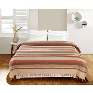 Ensemble de couette King Size 100% coton de luxe nouveau Design drap de lit Double avec taies d'oreiller Style tissé moderne - Product Image 5