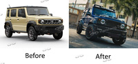 2018-2023Y 3 portes 5 portes Jimny JB74 mise à niveau vers Mini G63 voiture auto carrosserie kits pièces accessoires pare-chocs pour SUZUKI Jimny JB64 JB74