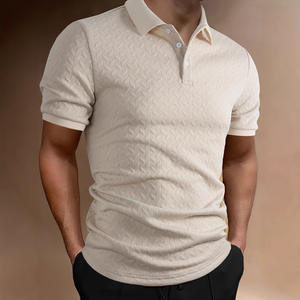 Polo Homme 2026 en Gros, Couleur Unie, Grande Taille, Vêtement Homme, Manches Courtes, Décontracté, Col Ajusté, Haute Qualité - Product Image 2