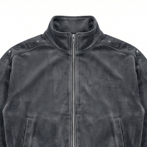 Conjunto Deportivo para Hombre, Chaqueta Cortavientos de Nailon con Estampado Lavado Ácido, Ecológico, de Dos Piezas, Pantalones Holgados, Ropa Urbana Personalizada - Product Image 4