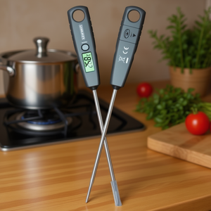 สำหรับเครื่องวัดอุณหภูมิอาหารดิจิตอลอเนกประสงค์ไลฟ์ไฮท์ 3095 เครื่องมือวัดสำหรับการใช้งานที่หลากหลาย - Product Image 3