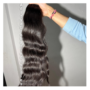 Raw Natural Wave 100% cutículas alineadas sin enredos sin procesar barato Remy grado extensión de cabello precio al por mayor - Product Image 2