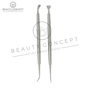 คอนเซปต์การดูแลความงามส่วนบุคคลเครื่องมือยกขนตาสแตนเลสแบบหวีและของเหลวเป็นมิตรกับสิ่งแวดล้อม - Product Image 2