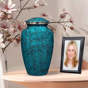 Exporter of Superlative Quality Patina Green Aluminum Material Adults <b>Ashes</b> Collection Cremation <b>Urns</b> at Best Price - Product Image 6