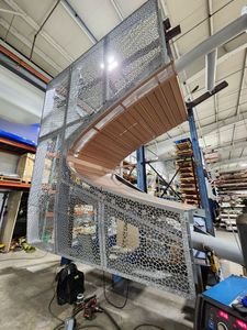 FEUILLE DE PLAFOND ET DE TOITURE Matériaux de construction en treillis métallique perforé en aluminium galvanisé décoratif certifié CE - Product Image 4