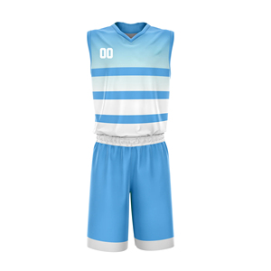 Uniforme de Baloncesto Sublimado Personalizado al por Mayor, 100% Poliéster, Sin Mangas, Unisex, Transpirable, para Todas las Temporadas - Product Image 5