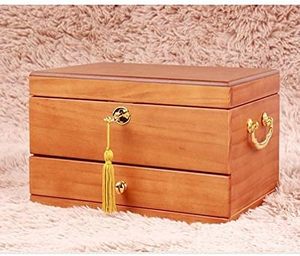 Caja de Joyería de Madera de Estilo Antiguo con Textura de Madera Rica, Diseño y Capacidad Personalizados para Tiendas de Regalos y Suministro al por Mayor en India - Product Image 1