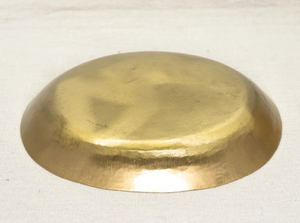 Small <b>Decorative</b> Gold round candle Tray 9 Inch Brass Trinket Jewelry Soup Dish <b>for</b> Bathroom Perfume Candle Stainless Steel - Product Image 5