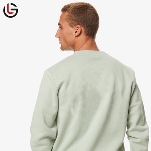 Nueva llegada 100% sudaderas de algodón servicio OEM alta calidad superior cuello redondo hombres sudaderas con capucha de color personalizado básico sudaderas - Product Image 6