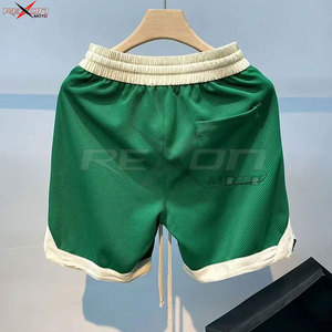 Shorts de course décontractés personnalisables avec logo, respirants, séchage rapide, écologiques, imperméables, 100 % coton toile, vente en gros - Product Image 2