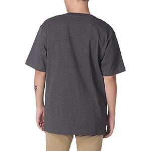 Camiseta de Jersey Transpirable para Hombre, Cuello Redondo, Color Sólido, Ropa al por Mayor para Exportación, Camiseta de Algodón de Corte Holgado para Hombre, Estilo Limpio y Sencillo - Product Image 4