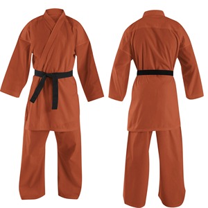 Nuevo estilo hecho por Pakistán cuero Karate uniformes personalizados Venta caliente artes marciales traje Kits Unisex alta calidad - Product Image 3