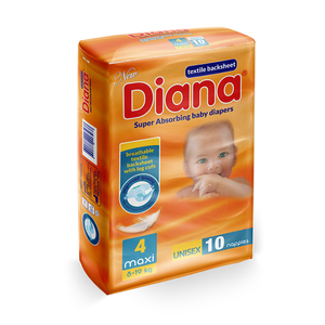 Nueva llegada Diana Super Absorbing Baby Diaper Maxi 8 a 19 kg 10 y 36 pañales - Product Image 2