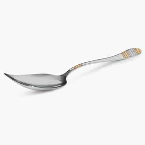 Sleek Rice Serving <b>Spoon</b> the Perfect Tool for Serving Rice Polished Rice Serving <b>Spoon</b>: Enhance Your <b>Table</b> Setting - Product Image 3