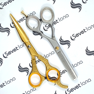 Tijeras profesionales para cortar el pelo, conjunto de salón de peluquería, makas - Product Image 6