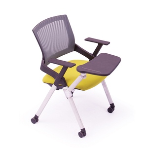 เฟล็กซ์ 03 GXVP68011 เก้าอี้สำนักงานแบบพับได้พร้อมโต๊ะและล้อเลื่อน - Product Image 1