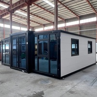Maison Modulaire Préfabriquée en Acier de 40 pieds ou 20 pieds, Conteneur Extensible, Villa Préfabriquée avec Salle de Bain, Maison Mobile, Casa Modulaire