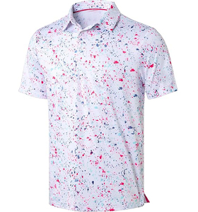 Vêtements d'entraînement tricotés respirants pour polos, vêtements de gym à séchage rapide pour hommes, pour l'entraînement sportif et les tenues décontractées, motif solide - Product Image 6